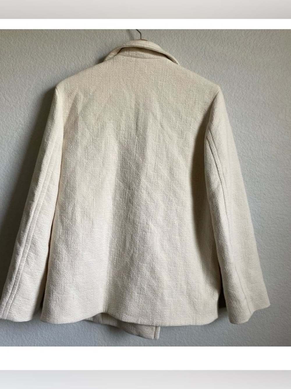 Akris Punto Asymmetric Cotton Textured Moto Jacket Convertible Funnel Neck US 6 - Picture 12 of 16